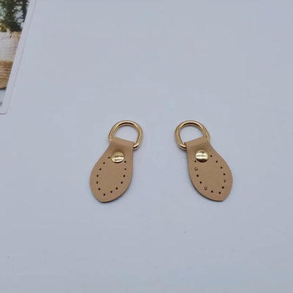 2-Pack PU Leather Bag Buckle Straps with Metal D-Ring - DIY Bag Accessories
