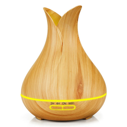WiFi Smart Air Humidifier & Aroma Diffuser 400ml – Essential Oil, Wood Ball Design