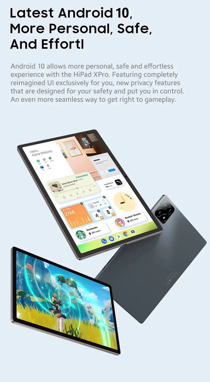 Android Tablet 10.1" | 4GB+32GB | Dual SIM 4G | 4000mAh | WiFi | With Optional Keyboard