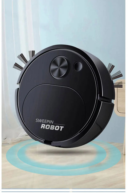 R.E.D. Shopping 3-in-1 smart robot vacuum cleaner with mopping, 1500Pa wireless sweeping for home and office cleaning.