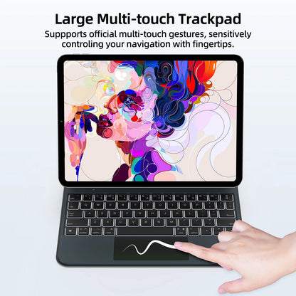 GOOJODOQ Magic Keyboard Case with Touchpad for iPad Pro 11" M4 / Air 4/5/6 (2020–2024)