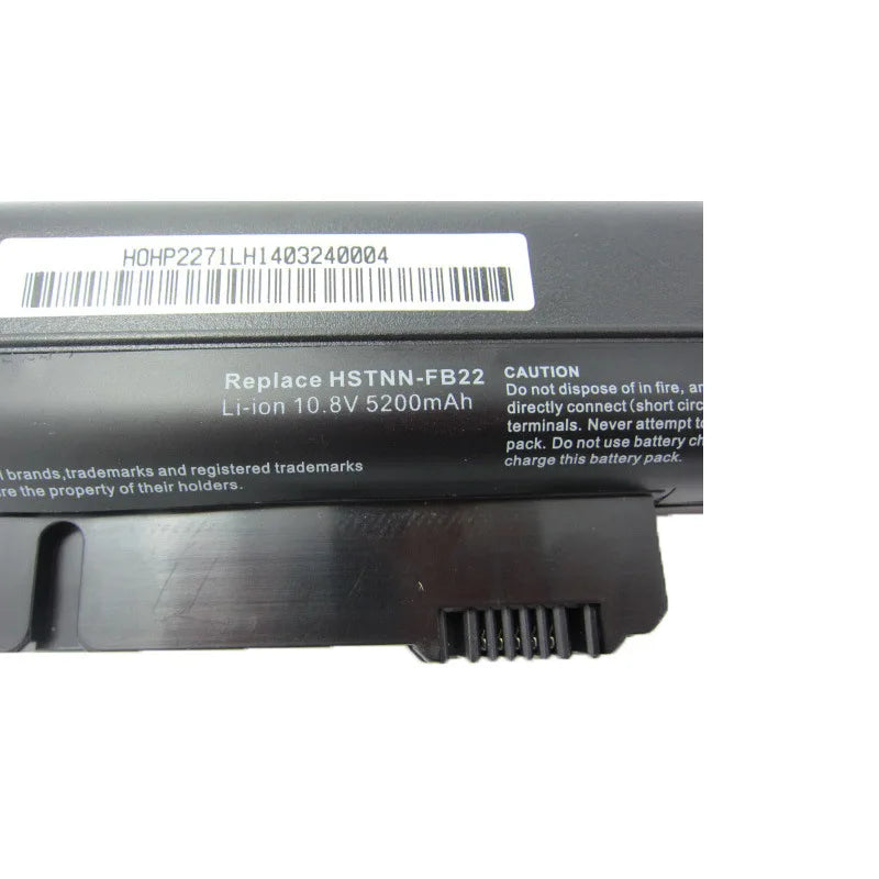 HP EliteBook 2530p 2540p 2510p Battery – HSTNN-FB22 HSTNN-DB22 HSTNN-DB65 5200mAh
