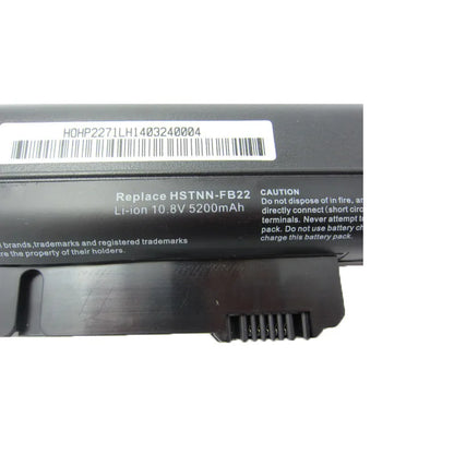 HP EliteBook 2530p 2540p 2510p Battery – HSTNN-FB22 HSTNN-DB22 HSTNN-DB65 5200mAh