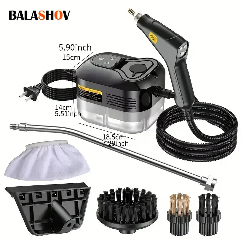 Portable Handheld Steam Cleaner 220V – High Pressure Multifunctional for AC, Kitchen Hood & Car
