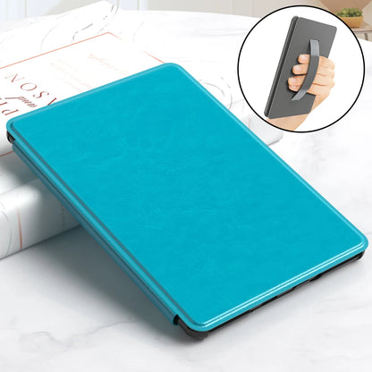Kindle Paperwhite 12th Generation 2024 Case – Leather, Auto Sleep, Hand Strap
