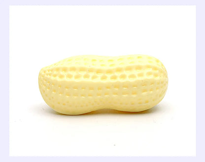 Peanut Squeaky Dog Chew Toy | TPR Teeth Cleaning Interactive Pet Toy