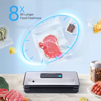 INKBIRD INK-VS02 Vacuum Sealer – Dry/Moist/Pulse/Canister Modes, EU Plug