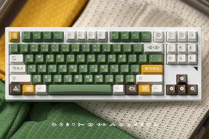 Glove X Domikey Cherry Adventurer ABS Doubleshot Keycaps – MX Stem, 60/87/104 Layout