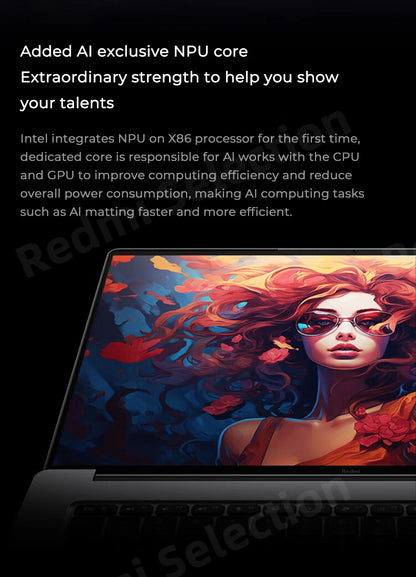 Xiaomi RedmiBook Pro 16 – Intel Core Ultra 5/7, ARC Graphics, 32GB DDR5, 1TB SSD, 3.1K 165Hz