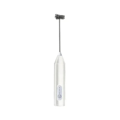 Cordless Electric Milk Frother | USB Rechargeable | 3 Speeds | Handheld Foam Maker | Coffee Cappuccino Whisk