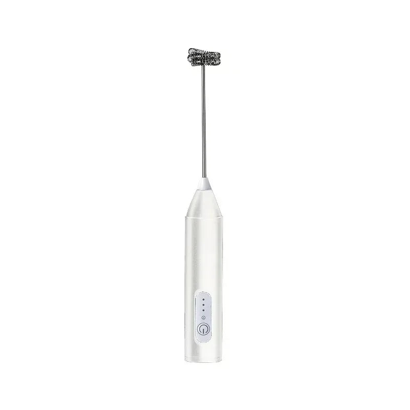 Cordless USB Electric Milk Frother – 3-Speed Handheld Foam Maker