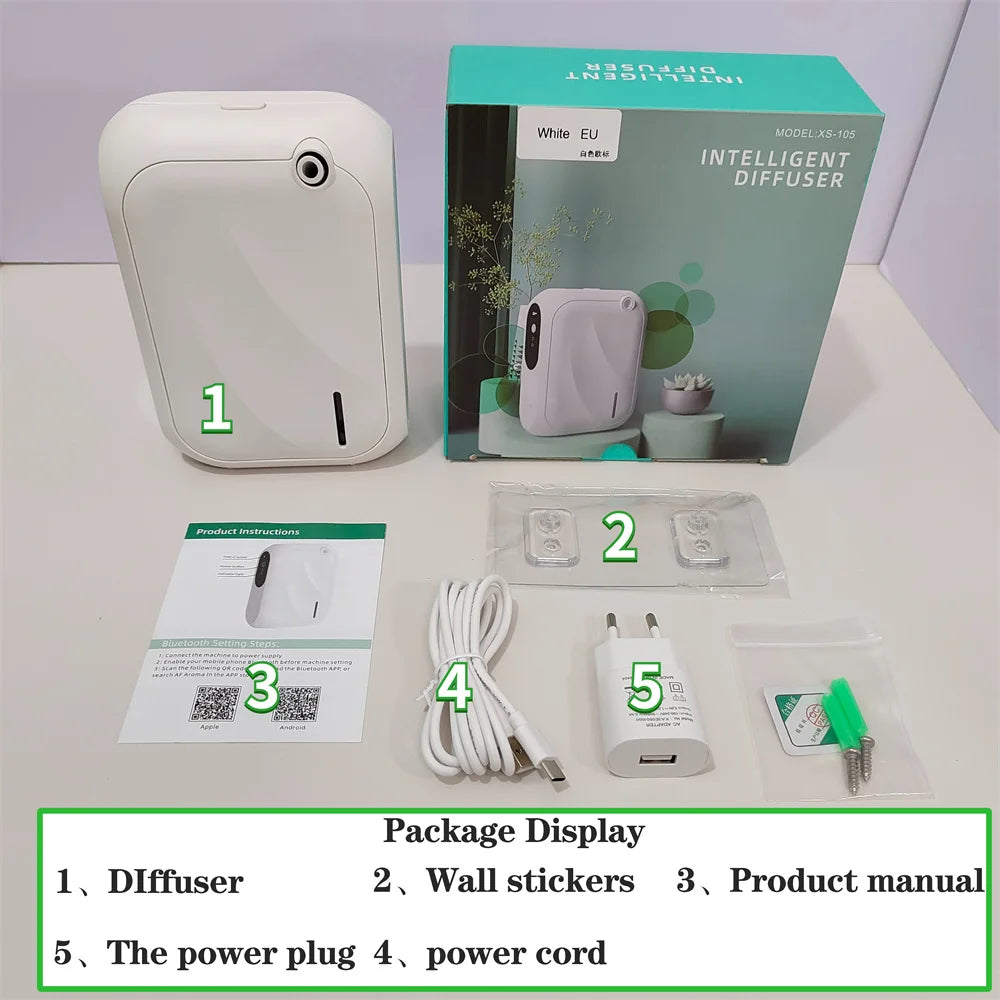 Hotel Scent Machine Aroma Diffuser – 200m³ Coverage, Bluetooth App Control