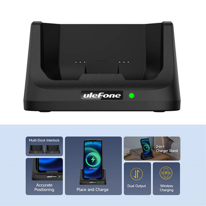 Ulefone UAS22 33W Desk Charging Dock – Fast Charging Station for Ulefone Armor 26 Ultra