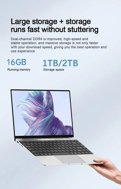 Gaming Laptop 14.1" – Intel Core i9-10980HK, 16GB RAM, 1TB/2TB SSD, 4K HD, Windows 11