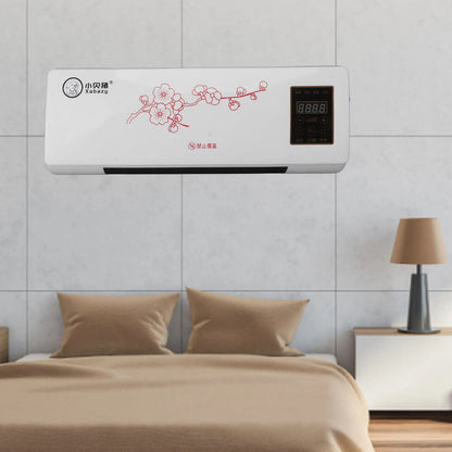 Portable Space Heater – Wall Mountable, Remote Control, Low Noise, for Bathroom & Bedroom