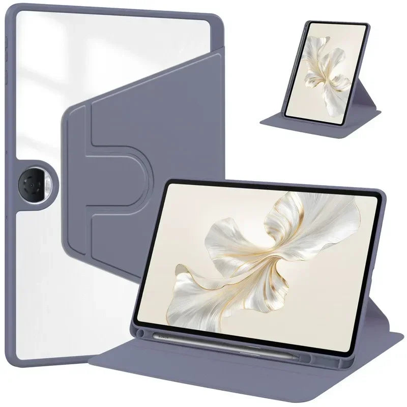 360° Rotating Luxury Flip PU Leather Case for OnePlus Pad Go / OPPO Pad Neo Air 2 11.4"