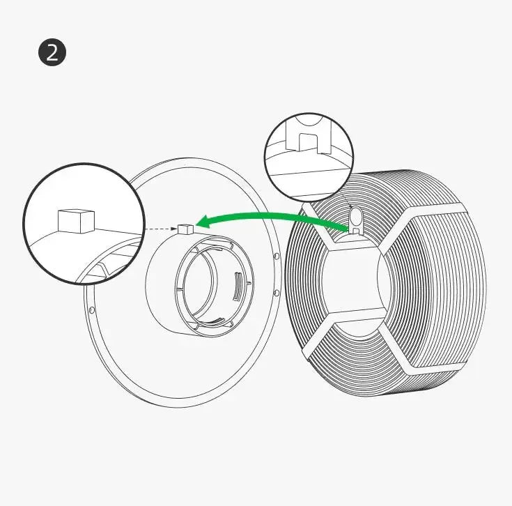 Bambu Lab High-Temp Reusable Filament Spool Rack