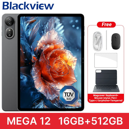 Blackview MEGA 12 Tablet 5G – 12.2" 2.4K 120Hz, Dimensity 7200, IP69K, 10000mAh