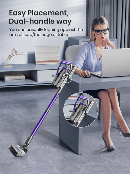 Honiture S14 Cordless Vacuum Cleaner 450W – 60 Min Runtime, Removable Battery, Pet Hair
