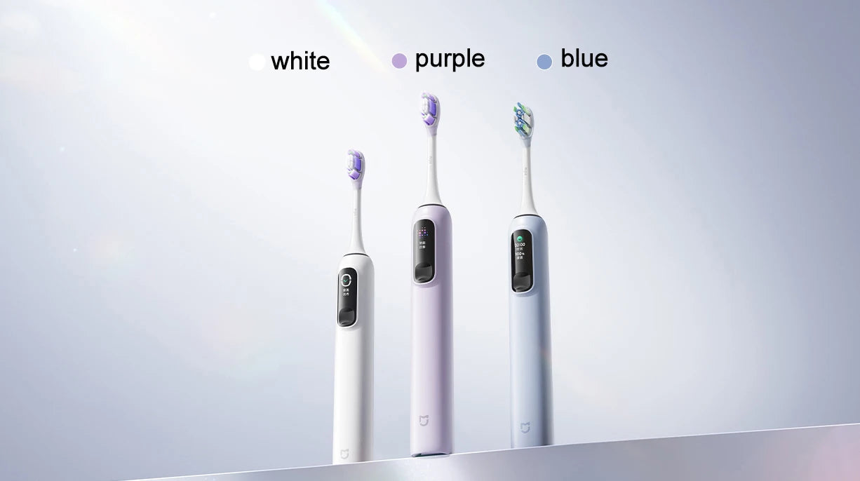 MIJIA Sonic Electric Toothbrush Pro – Smart 4 Modes, LED Screen, Travel Lock, IPX8, Long Battery Life