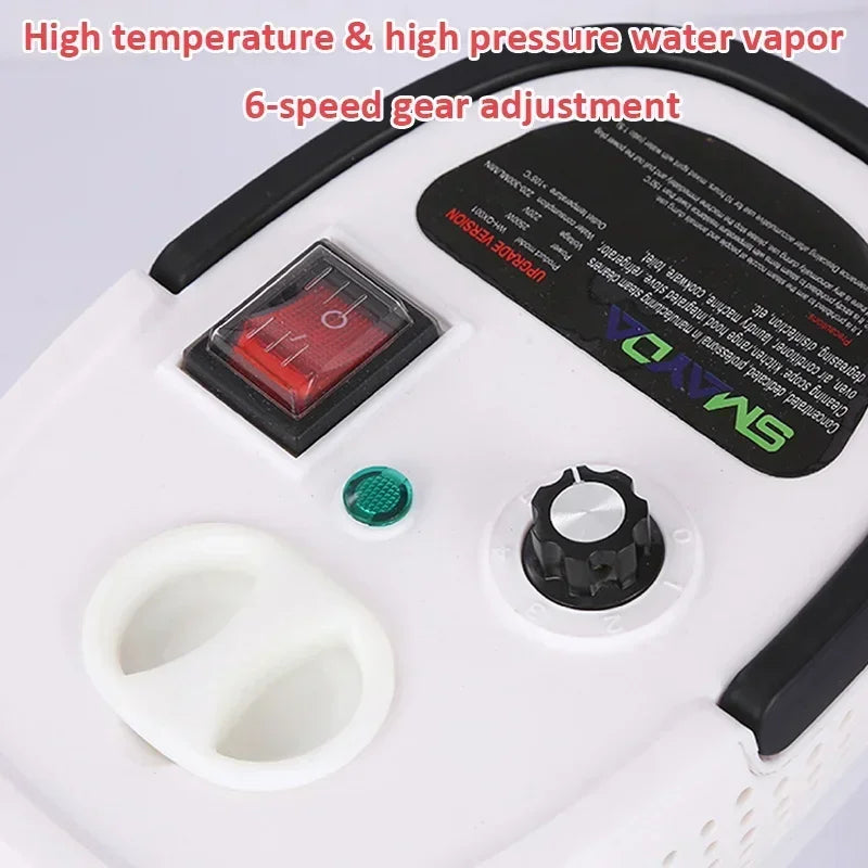 2500W Steam Cleaner 1200ml – High Temperature Pressure Washer for AC, Kitchen Hood & Car 220V