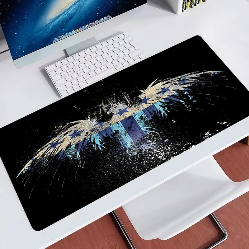 USA Flag XXL Extended Gaming Mouse Pad – 900x400mm Anti-Slip Desk Mat for Keyboard & Mouse