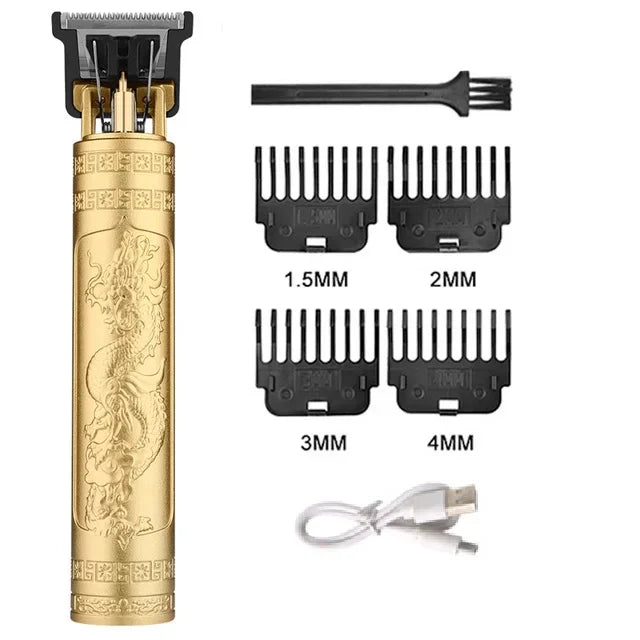 Cordless Professional Hair Clipper - USB Fast Charging, Precision Cutting