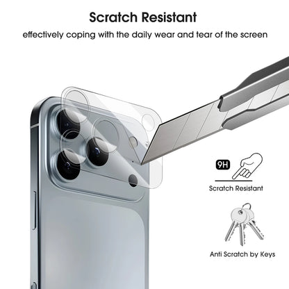 Camera Lens Tempered Glass for iPhone 17 Pro Max / 17 Air | Full Coverage Anti-Scratch Lens Protector (1-5 Sets)