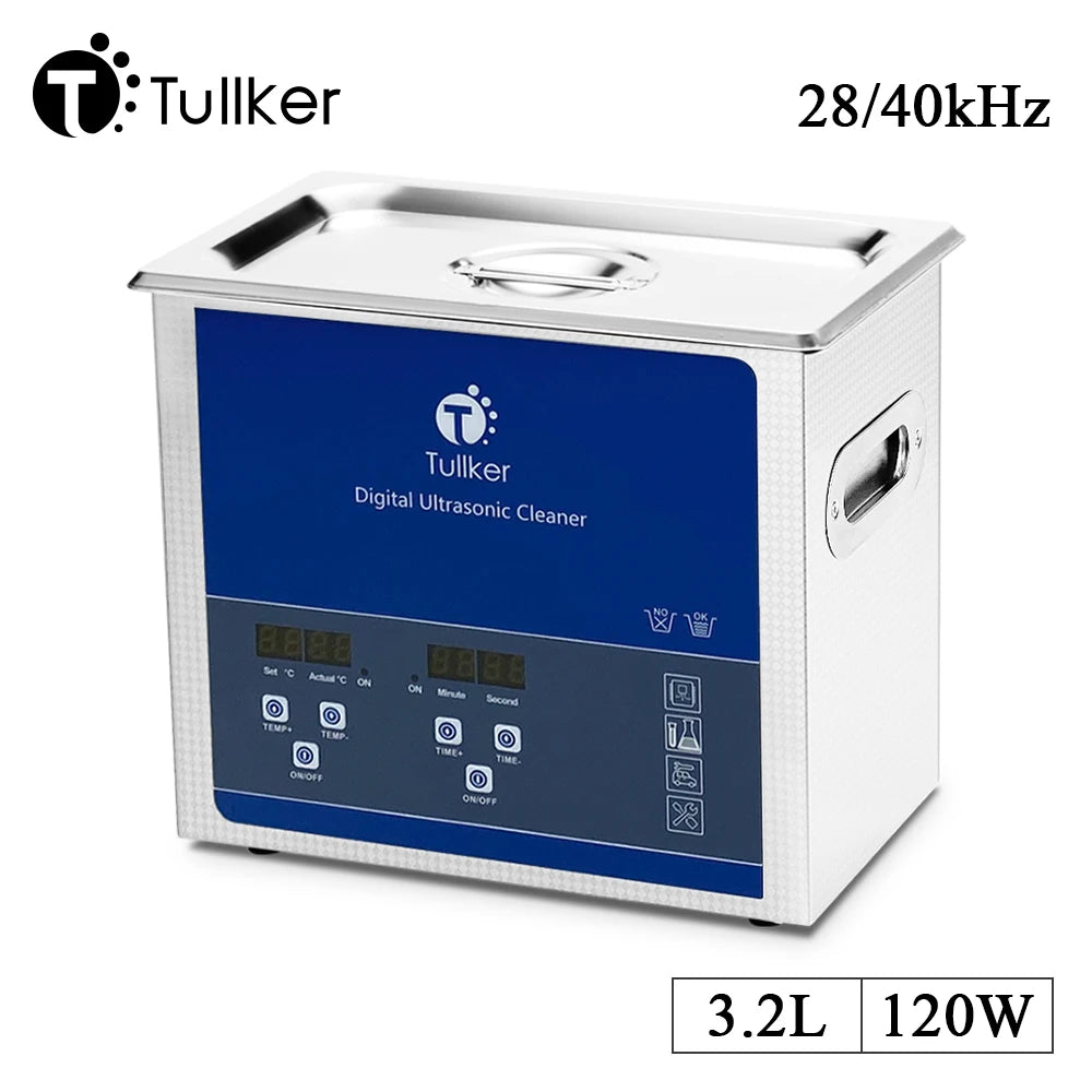 Industrial Ultrasonic Cleaner 2L–30L – Metal, DPF & Engine Parts Degreaser, EU/UK/US/AU Plug