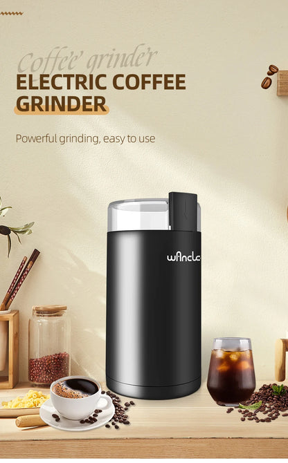 KIRAINAFLY 200W Multifunctional Coffee Bean Grinder – Blade Grinder for Home