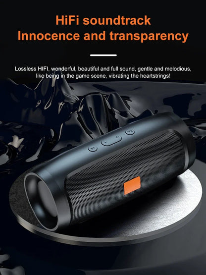 TF USB Bluetooth Portable Speaker – Dual Stereo Subwoofer, FM Radio, Voice Broadcasting