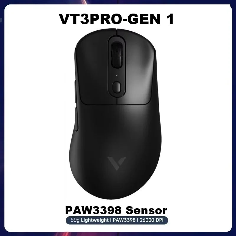 Rapoo VT3 GEN-2 Wireless Gaming Mouse – 53g, 8KHz, 26000DPI, 10 Buttons