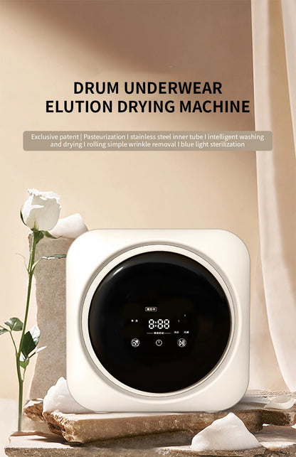 Mini Drum Washing Machine with Dryer | Desktop & Wall Mounted | 220V EU