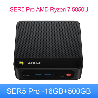 Beelink SER5 Max Mini PC – AMD Ryzen 7 6800U/7735HS, DDR5, WiFi 6, 2.5G LAN