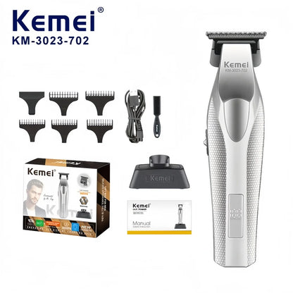 Kemei KM-3023 Professional Hair Clipper – 0mm Rechargeable Trimmer