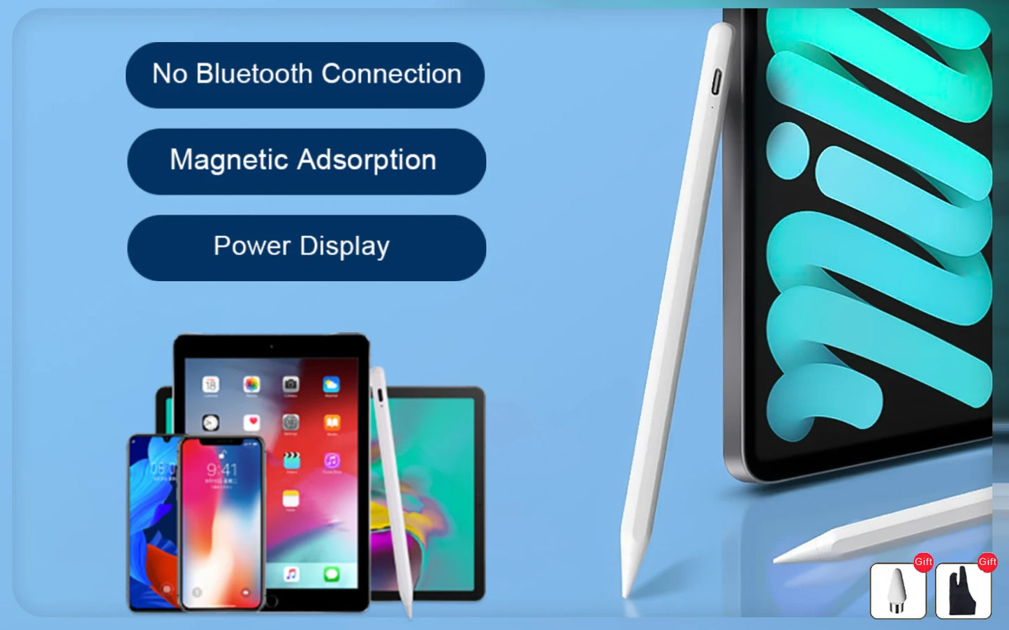 Bluetooth Keyboard & Mouse Case for iPad – Pro, Air, 10th Gen, Mini