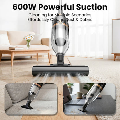 INSE R7 Corded Vacuum Cleaner 600W | 20KPa Suction | 2-in-1 Handheld Stick