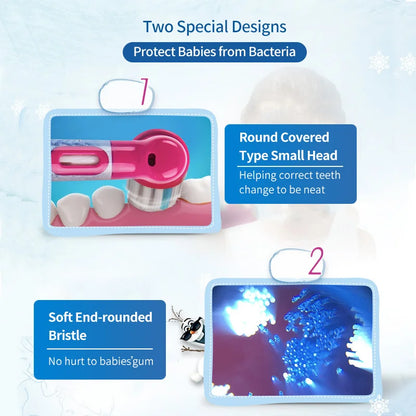 Oral-B Compatible Children's Electric Toothbrush Replacement Heads – 4pcs Set | DB4510K D10 D12K D100K Series