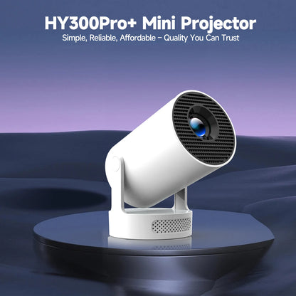 Magcubic HY300 Pro+ Portable Projector – 8000 Lumens, 720P, Android 14, WiFi 6, BT5.4, 5W Speaker