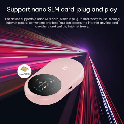 ZTE U10S Pro 4G LTE WiFi 6 Pocket Router | 229Mbps | 3000mAh | 32 Users | SIM Card MiFi Hotspot