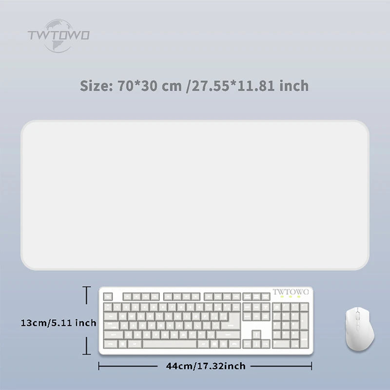 TWTOWO Custom Playmat & Mouse Pad – Non-Slip Natural Rubber, 600x300 to 1000x500mm, DIY Design