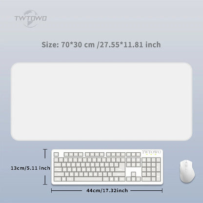 TWTOWO Custom Playmat & Mouse Pad – Non-Slip Natural Rubber, 600x300 to 1000x500mm, DIY Design