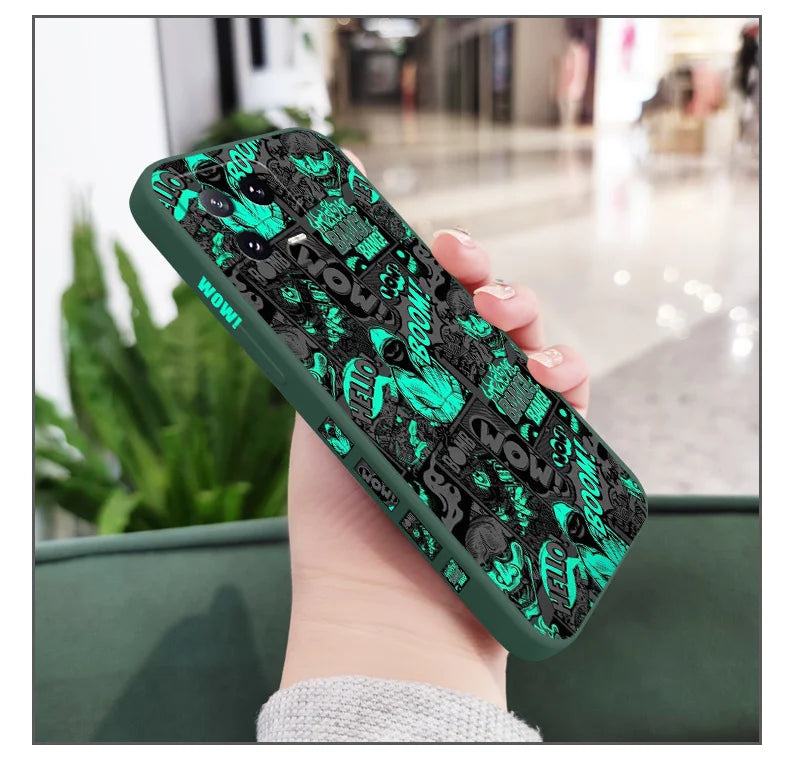 Blackened Clown Silicone Phone Case for Xiaomi Mi 11/12/13/14/15/17 Series