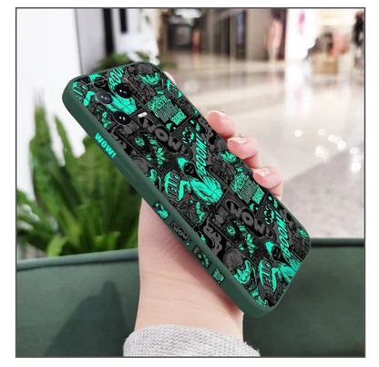 Blackened Clown Silicone Phone Case for Xiaomi Mi 11/12/13/14/15/17 Series