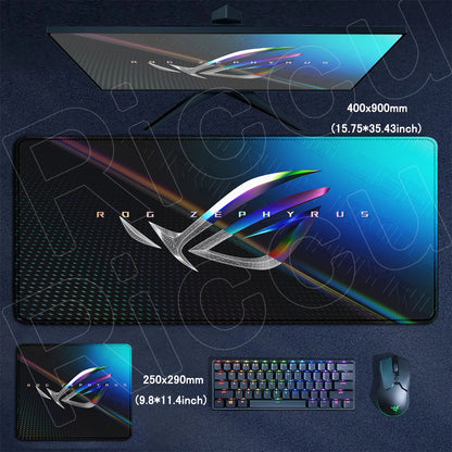 Riccu XXL Anime Gaming Mouse Pad — HD Print, Stitched Edges, Multiple Sizes