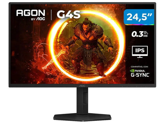AOC 25G4S Gaming Monitor – 24.5", Full HD, 310Hz, 0.3ms, HDMI, IPS