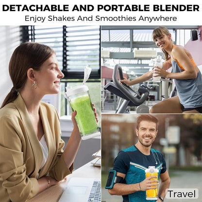 Portable Blender 600ml – USB Rechargeable