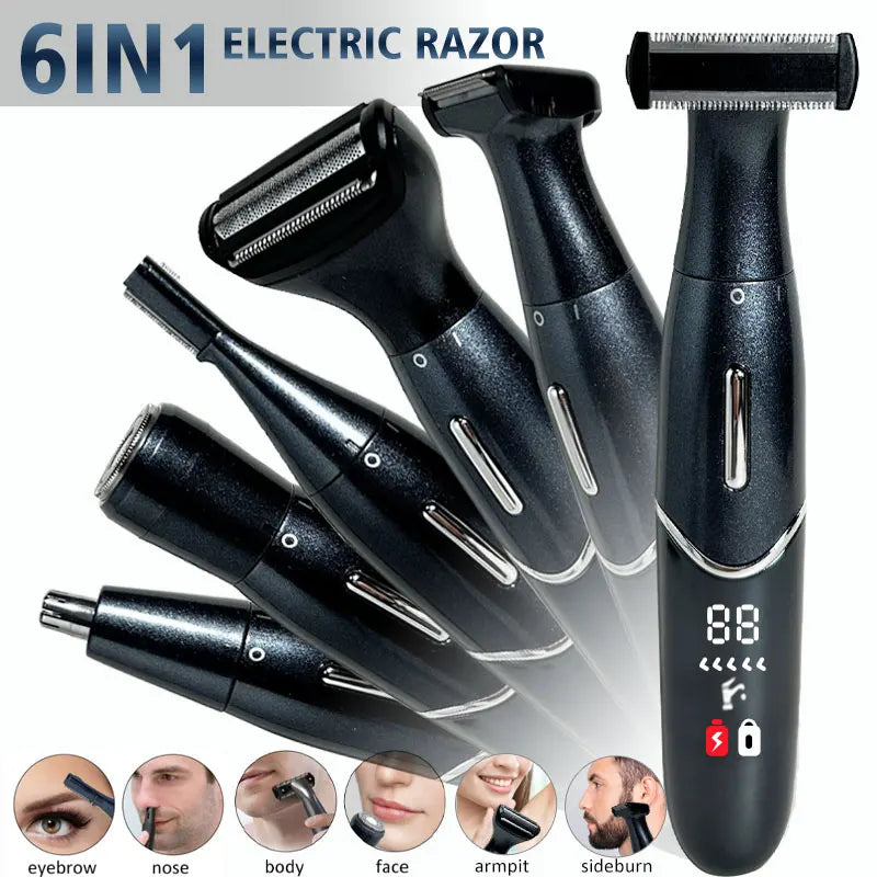 Intimate Areas Precision Shaver & Trimmer – Bikini Line, Pubic Hair & Beard Clipper for Men