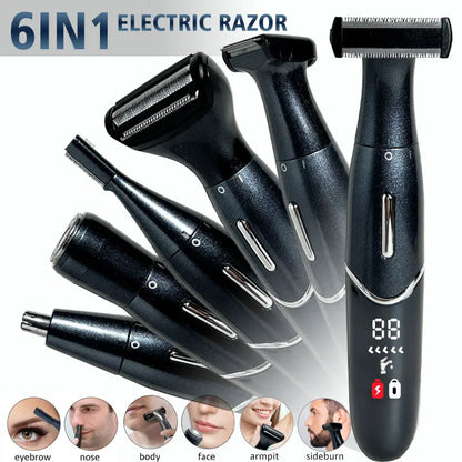 Intimate Areas Precision Shaver & Trimmer – Bikini Line, Pubic Hair & Beard Clipper for Men
