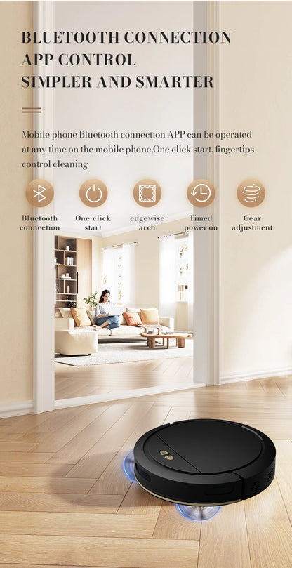 3-in-1 Intelligent Robot Vacuum Cleaner – Sweep, Mop & APP Control